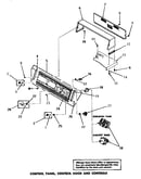 Control panel, control hood & controls