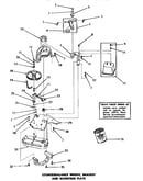 Counterbalance weight, bracket & mounting plate