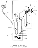 Reservoir & drain valve (starting nos. s556d40 & 234j7953)