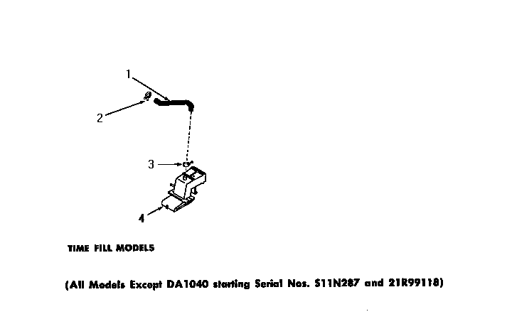 Water inlet and filler hose