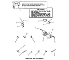 Speed Queen FA3080 power cord, wire & terminals diagram
