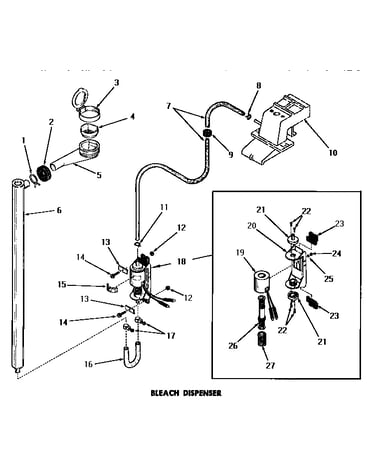 Bleach dispenser