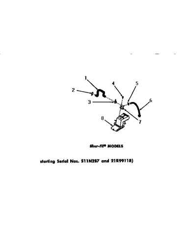 Water inlet & filler hose