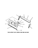 Panel support plate, control hood ends & bulb