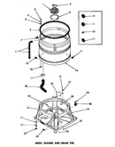 Boot, chassis & drain tub