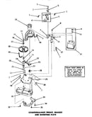 Counterbalance weight, bracket & mounting plate