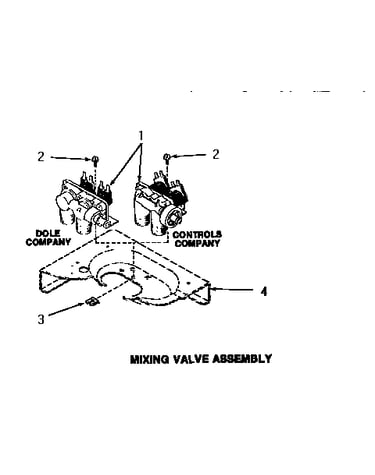 Mixing valve assembly