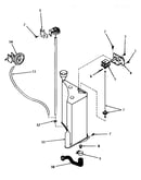 Pressure switch, reservoir and drain valve
