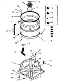 Boot, chassis and drain tub