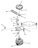 Motor, fluid drive and pump belt