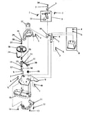 Counterbalance weight, bracket, mtg plate and trans. belt
