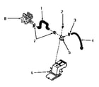 Speed Queen FA9101 water inlet and filler hose diagram