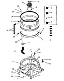 Boot, chassis and drain tub