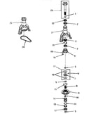 Main bearing assembly and spin belt
