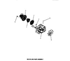 Speed Queen FA6312 motor & pump assembly diagram