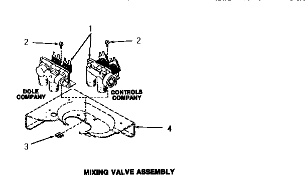 Mixing valve assembly
