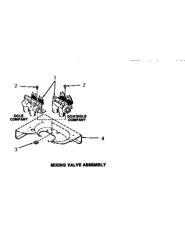 Mixing valve assembly