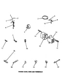 Power cord, wire & terminals