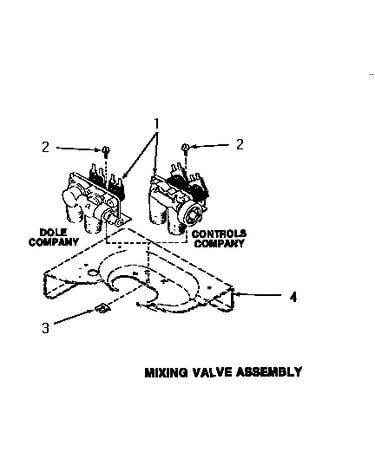 Mixing valve assembly