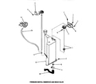 Speed Queen FA3820 pressure switch, reservoir & drain valve diagram
