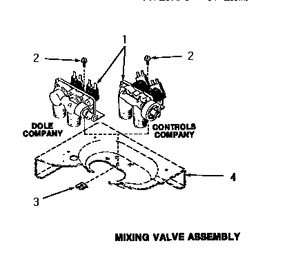 Mixing valve assembly