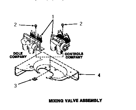 Mixing valve assembly