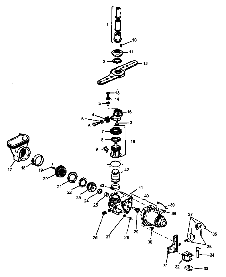 MOTOR PUMP/WATER DISTRIBUTION COMPONENTS