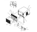 Amana 18QZ33TB-P1200802R front & outer case assembly diagram