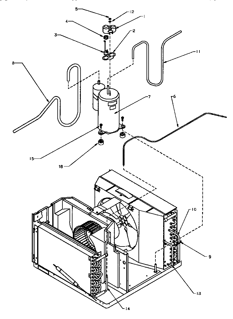Compressor & tubing