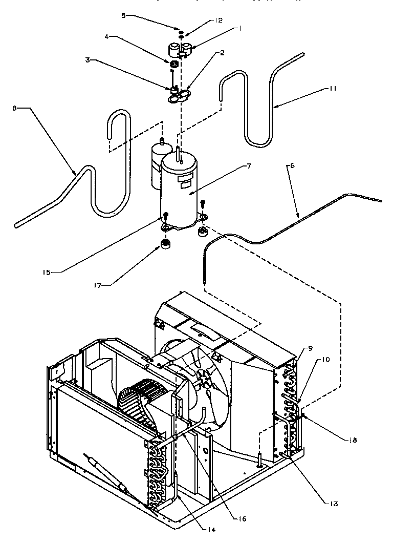 Compressor & tubing