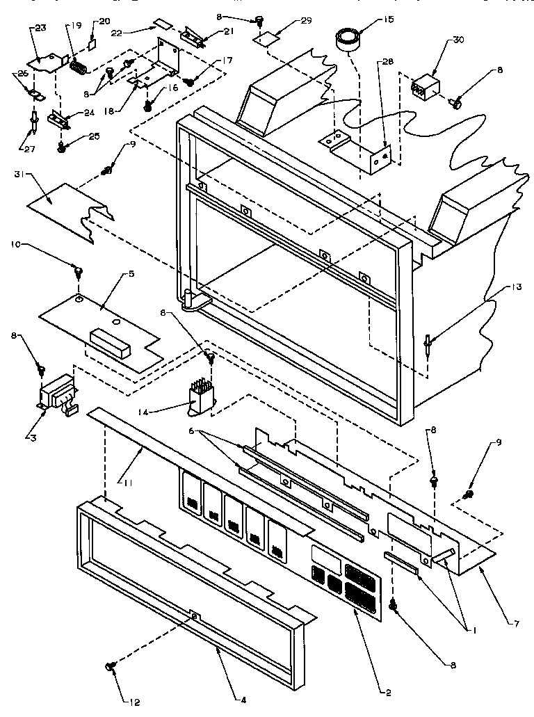 Control panel assembly