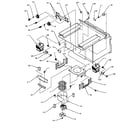Amana RC16SE-P1104112M cavity & chassis assembly, & electrical components (cont.) diagram