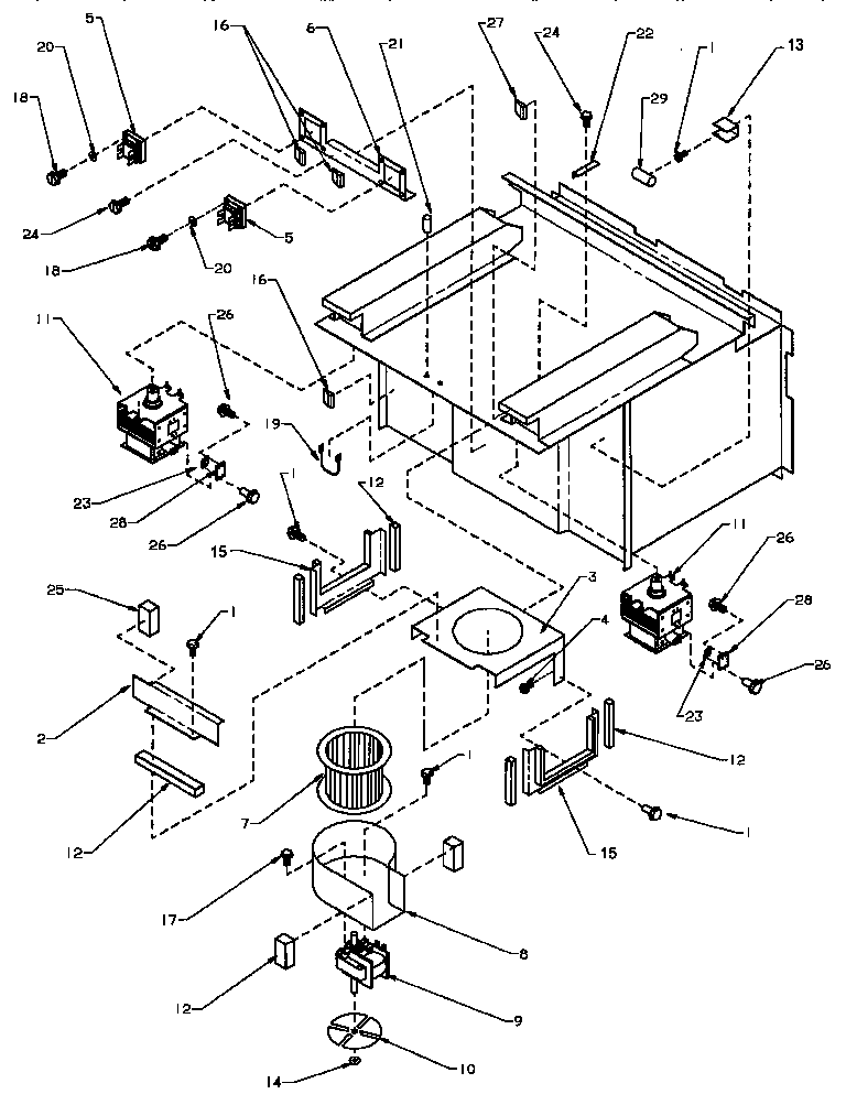 Cavity & chassis assembly, & electrical components (cont.)