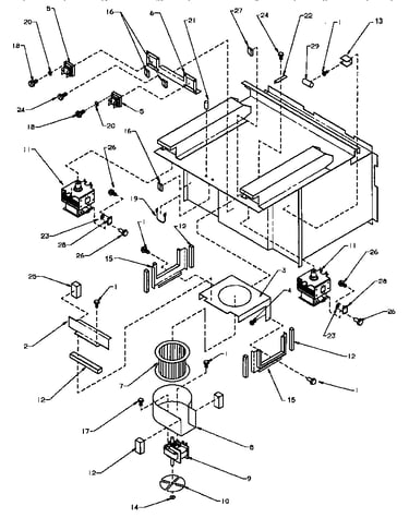 Cavity & chassis assembly, & electrical components (cont.)