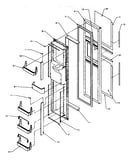 Freezer door (grh2203b/p1168106we) (grh2203w/p1168105ww) (grh2402sw/p1168104ww)