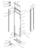 Refrigerator door, hinge & trim parts (grh2203b/p1168106we) (grh2203w/p1168105ww) (gri2002w/p1168202ww)