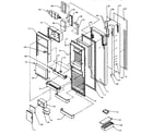 Modern Maid GRI2002W/P1168202WW refrigerator door diagram