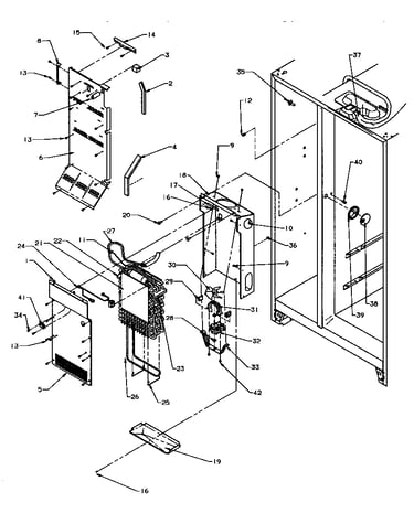 Evaporator and air handling