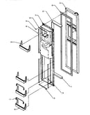 Freezer door (spd22q2e/p1181314we) (spd22q2l/p1181314wl) (spd22q2w/p1181314ww) (spd25qa3e/p1181315we) (spd25qa3e/p1181321we) (spd25qa3l/p1181315wl) (spd25qa3l/p1181321wl) (spd25qa3w/p1181315ww) (spd25qa3w/p1181321ww)