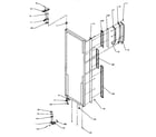 Amana SPD25QA3W-P1181321WW refrigerator door hinge and trim parts (spd27q2e/p1181316we) (spd27q2l/p1181316wl) (spd27q2w/p1181316ww) diagram