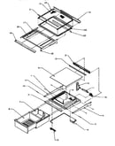 Refrigerator shelving and drawers (spd25qa3e/p1181315we) (spd25qa3e/p1181321we) (spd25qa3l/p1181315wl) (spd25qa3l/p1181321wl) (spd25qa3w/p1181315ww) (spd25qa3w/p1181321ww) (spd27q2e/p1181316we) (spd27q2l/p1181316wl) (spd27q2w/p1181316ww)
