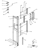 Freezer door hinge and trim parts (sxd25qa3e/p1181310we) (sxd25qa3e/p1181320we) (sxd25qa3e/p1181324we) (sxd25qa3l/p1181310wl) (sxd25qa3l/p1181320wl) (sxd25qa3l/p1181324wl) (sxd25qa3w/p1181310ww) (sxd25qa3w/p1181320ww) (sxd25qa3w/p1181324ww)