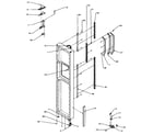 Amana SXD25QA3W-P1181324WW freezer door hinge and trim parts (sxd27q2e/p1181313we) (sxd27q2l/p1181313wl) (sxd27q2w/p1181313ww) diagram