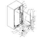 Amana SXD22Q2E-P1181308WE cabinet back diagram