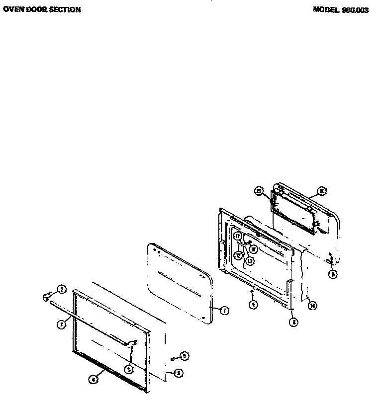 Oven door