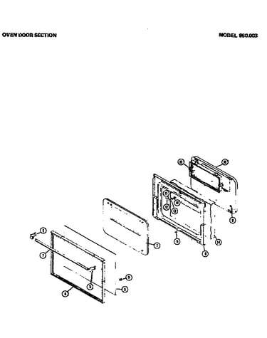 Oven door