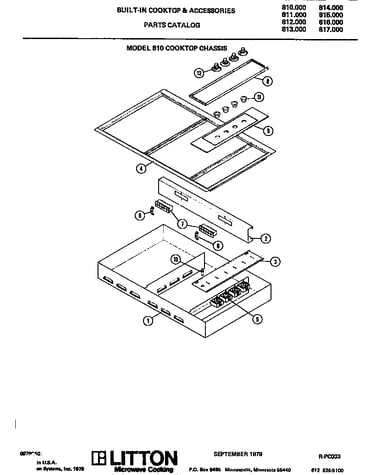 Cooktop chassis