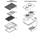 Amana 810.000 barbeque grill and smoothtop module (811.000) (816.000) diagram