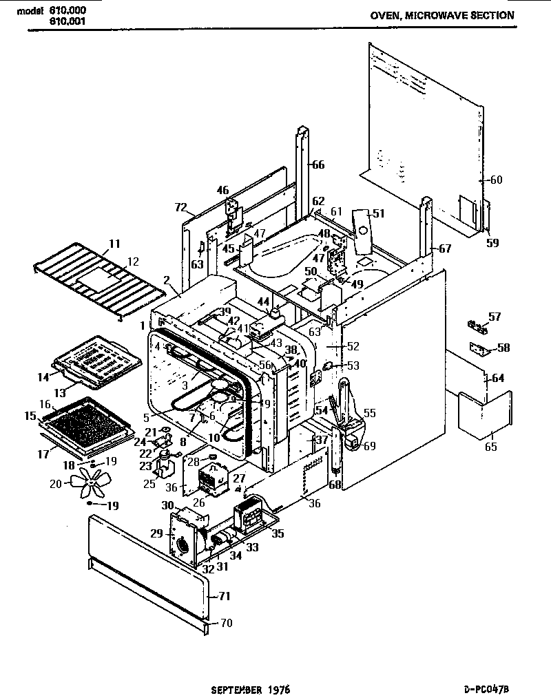 Oven, microwave