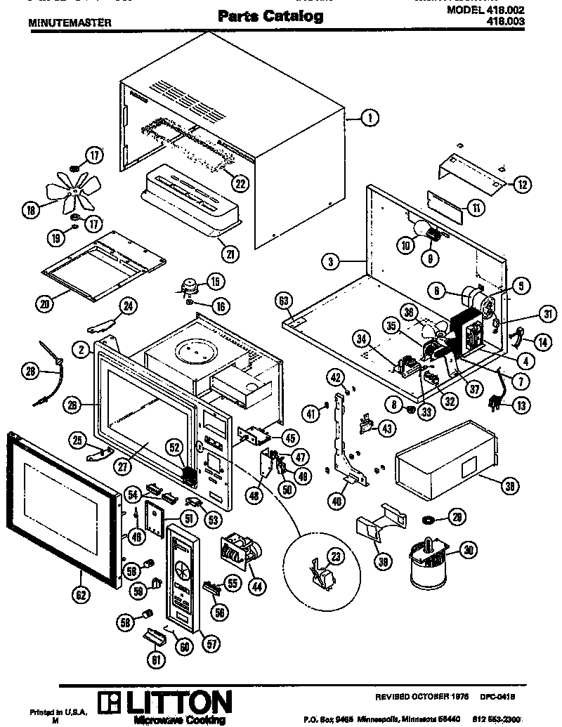 MICROWAVE PARTS